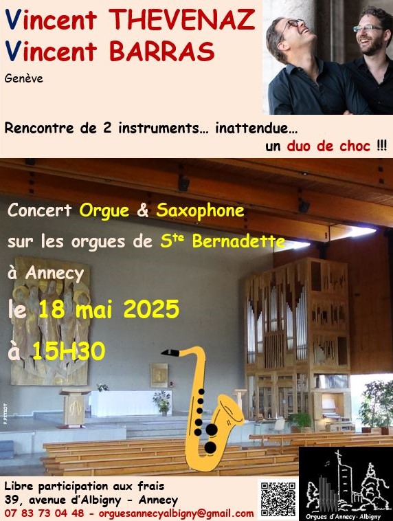 Affiche Orgue&Saxo